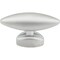 Elements 1-9/16" Overall Length Matte Silver Football Verona Cabinet "T" Knob 409222 - alternate 4